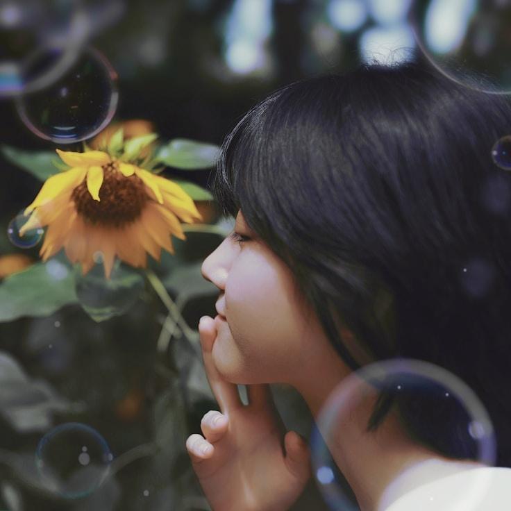 Portrait of Mira Chen, group coordinator and fusion cooking expert